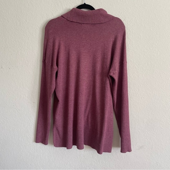 New Directions woman cowl neck knit sweater size XL stretch comfortable fall - Picture 8 of 10